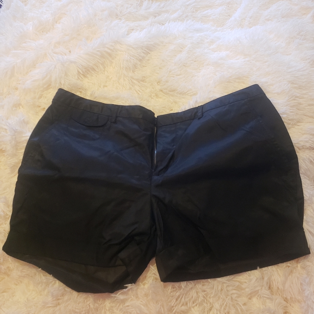 Converse One Star Size 14 Black Polyester/Nylon Short